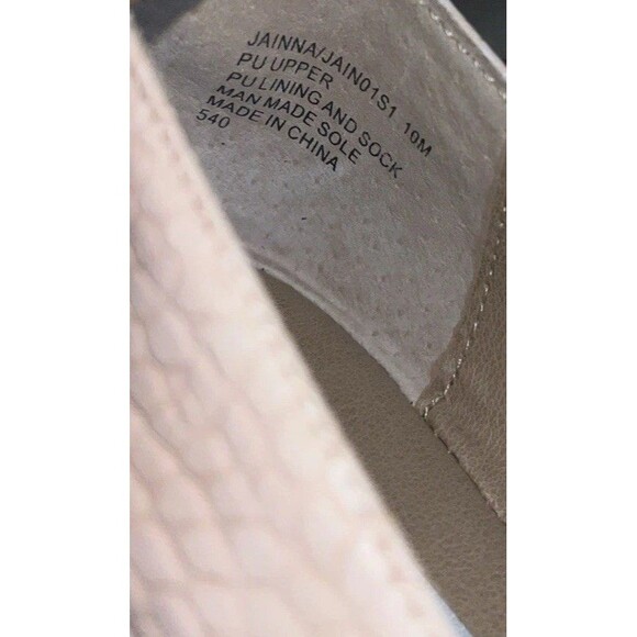 Steve Madden Jainna penny loafers crocodile-embossed Sz 10M Light Pink - Picture 3 of 12